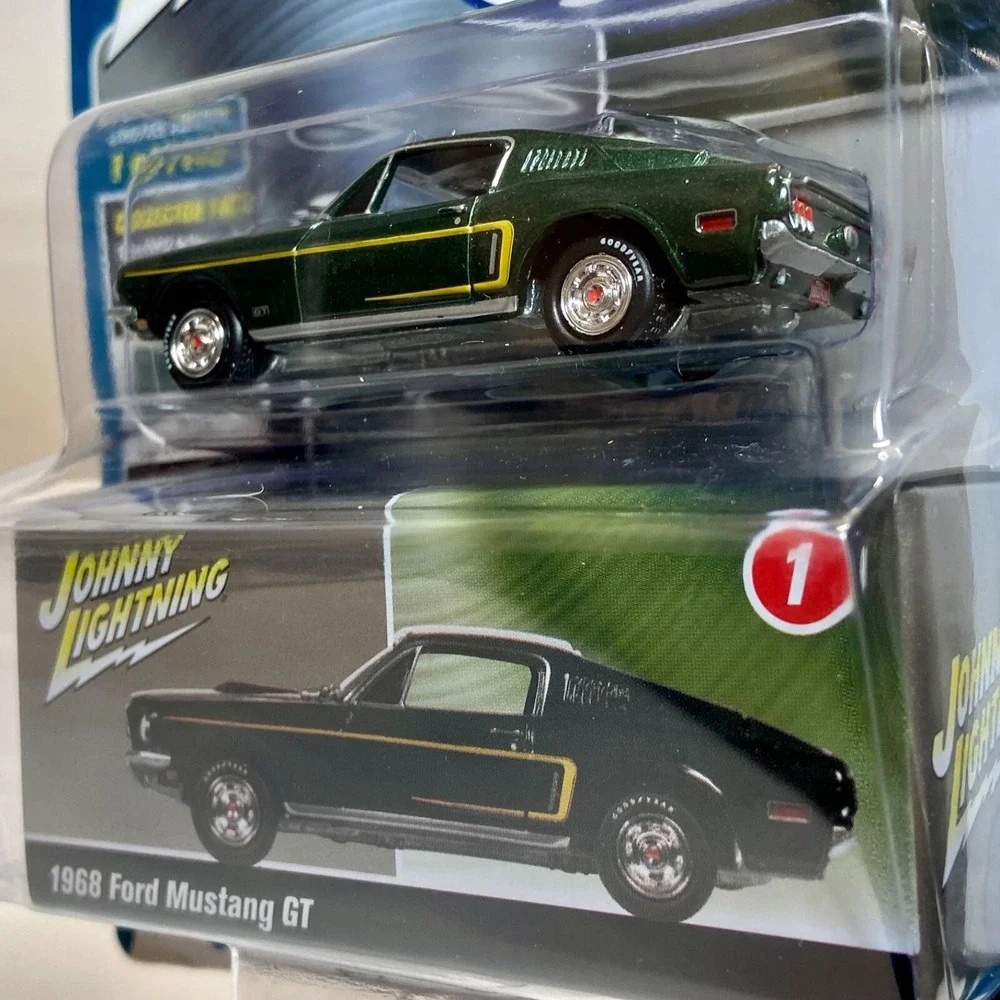 Johnny Lightning 1968‎ Ford Mustang GT Version B Release 3 Green 1:64 NIP 2022